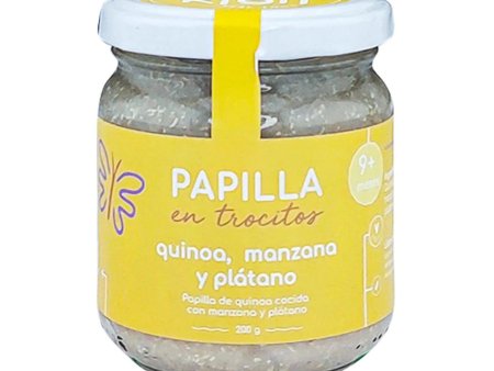 Papilla trocitos quinua, manzana y plátano Kigli 200g Online