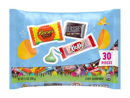 , Kit Kat® and Reese S Assorted Chocolate Easter Candy, Bag 7.4 Oz, 30 Pieces Online