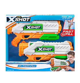 Zuru X-Shot Water Warfare Fast Fill Medium Blaster, 2-pk. Sale