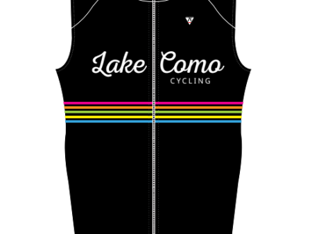 Lake Como Cycling  Classic  Multi-Color Stripped Wind Vest For Sale