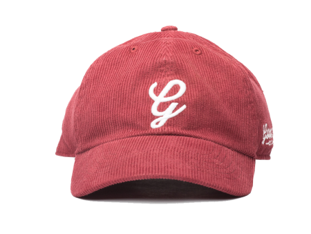 Corduroy Dad Hat-Maroon For Cheap