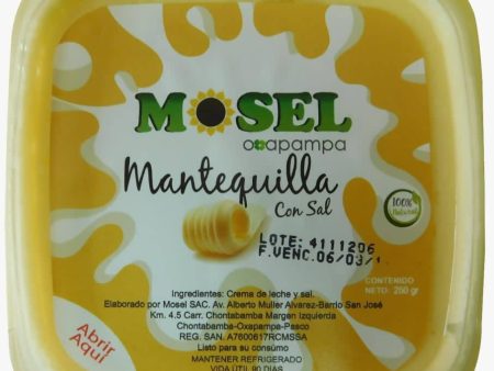 MOSEL Oxapampa Mantequilla con sal 260 gr Sale