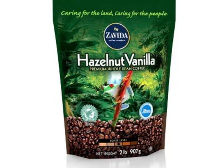 Zavida Coffee Whole Bean Coffee, Hazelnut Vanilla (32 Oz.) Supply