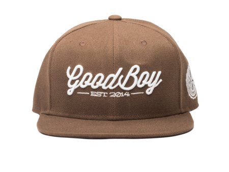 Brown Leather Strapback Hot on Sale