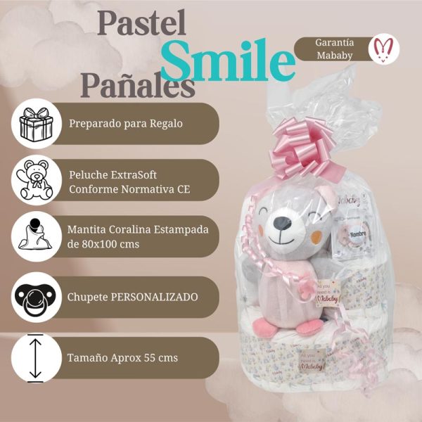 Tarta Pañales Smile For Cheap