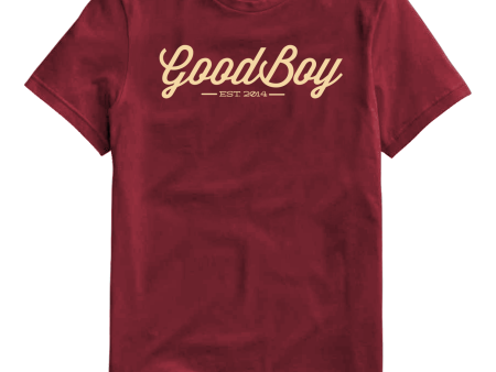 Classic Tee - Burgundy Discount