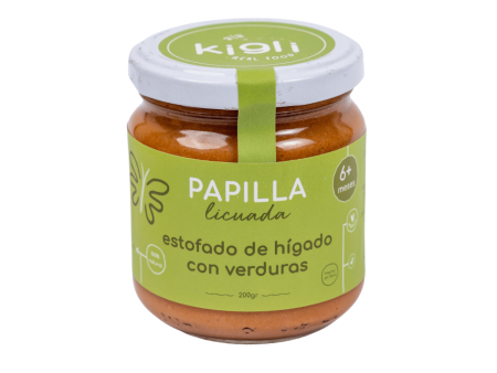 Papilla licuada estofado de hígado con verduras Kigli 200g on Sale