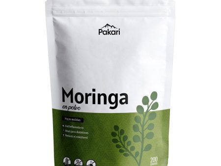 Moringa en polvo Pakari Nutrition 200 g on Sale