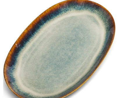 Yellowstone Ceramic Oval Platter, Kayce Collection on Sale