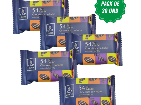 Barras de Chocolate con leche Linaje Pack 20 x 25g For Cheap