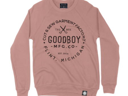 Crew Neck - Sweatshirt - Mauve Fashion