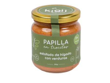 Papilla trocitos estofado de hígado con verduras Kigli 200g For Discount