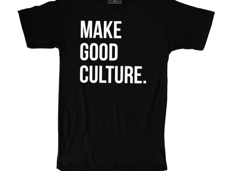 Make Good Culture Tee - Black Sale