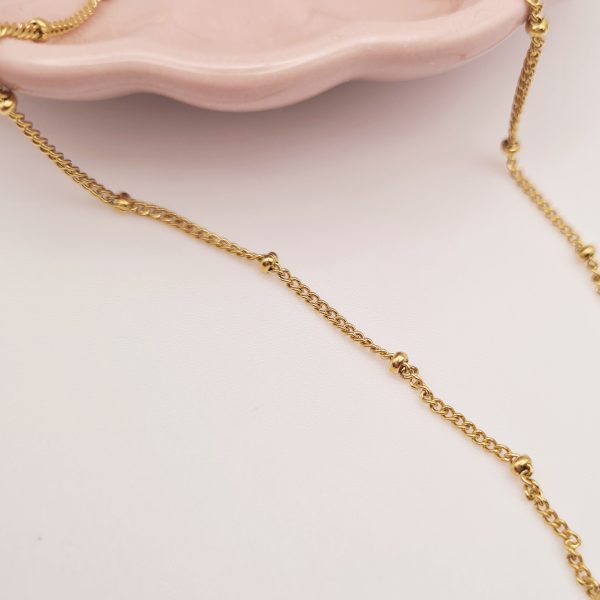 Gold Beaded Necklace For Cheap