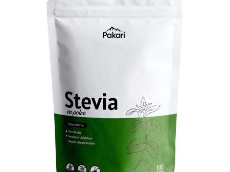 Stevia en polvo Pakari Nutrition 100 g Fashion