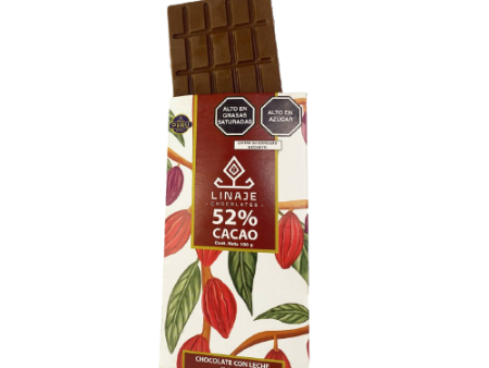 Tableta Chocolate con leche y cafe 52% Cacao Linaje 100g Online now