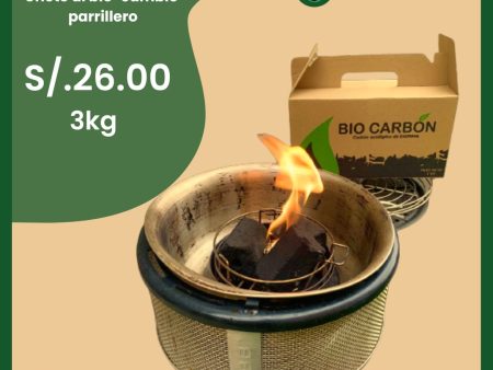 Carbon de Coco BioCarbon 3Kg Hot on Sale