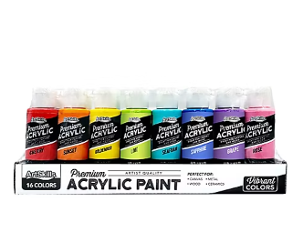 ArtSkills Acrylic Paint Set, 16 ct. For Sale