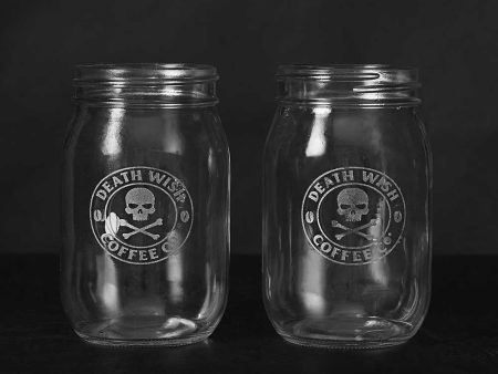 Etched Mason Jar Set on Sale